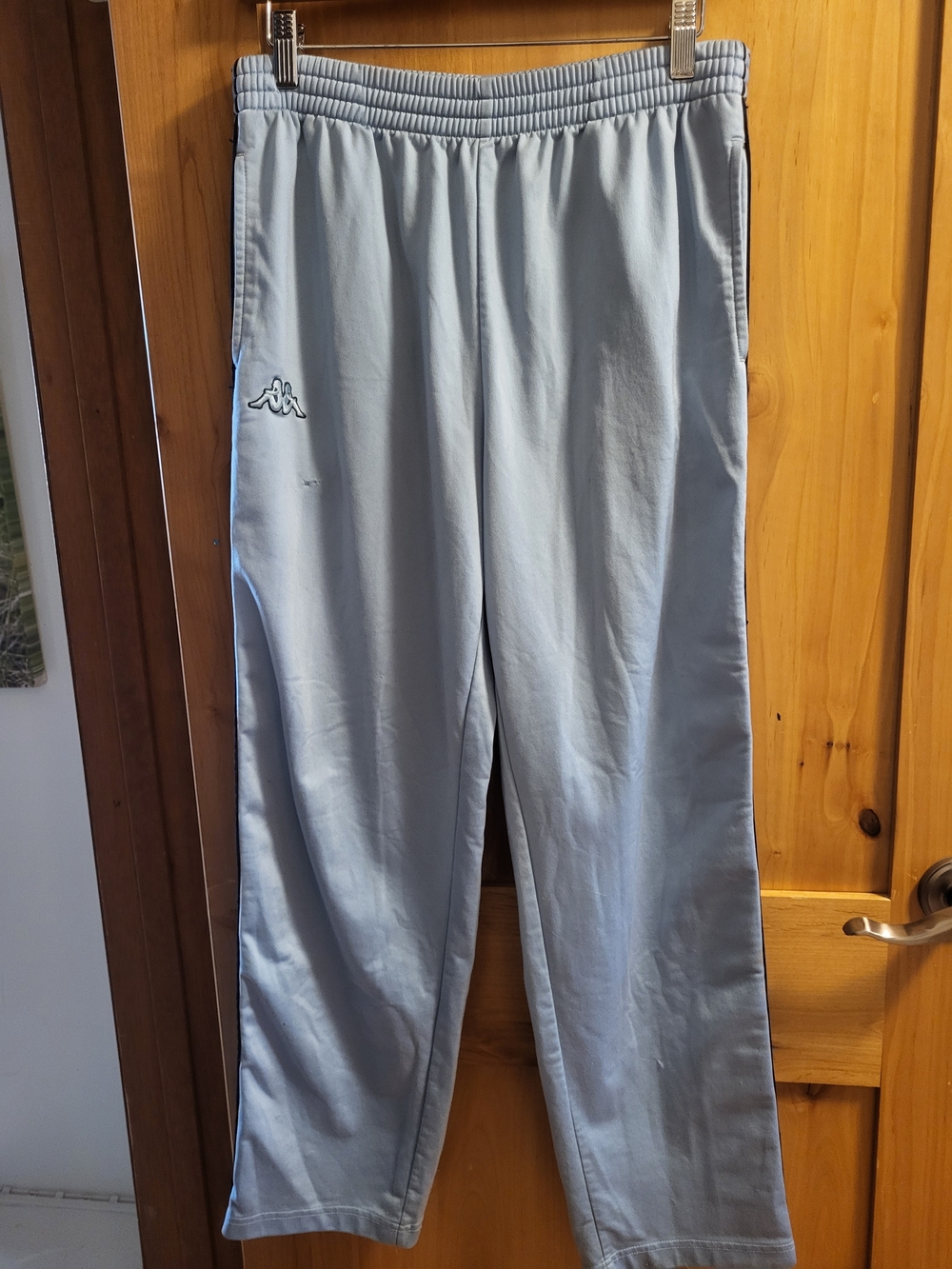 Kappa Pale Blue Athletic Track Pants